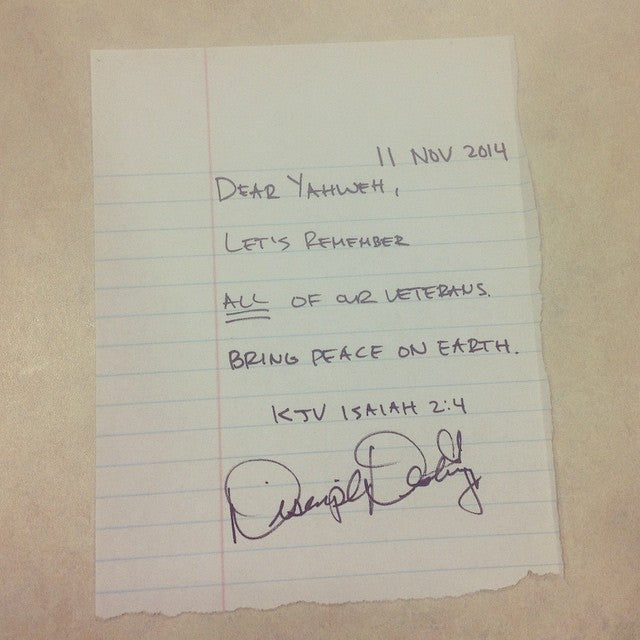 Remembering Our Veterans